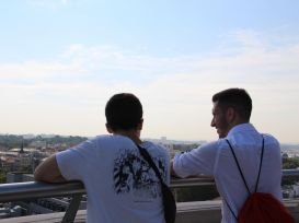 02 Alumnos de Capicúa disfrutando de las vistas de Madrid